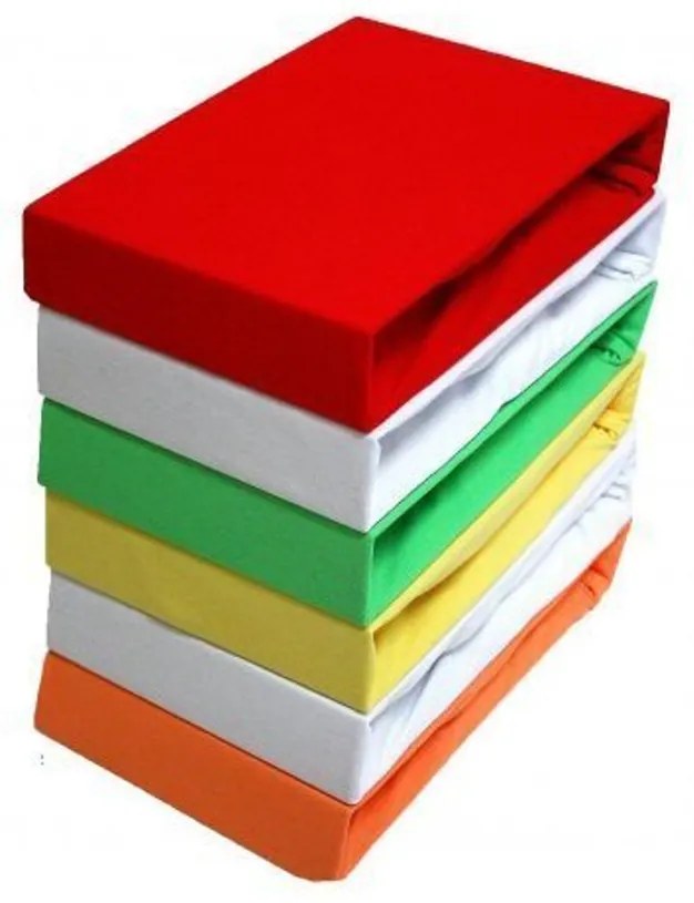 PrzytulneMieszkanie.pl Bawełniana prześcieradło SLUB 140x240 cm mix kolorów, 100% bawełna Rozmiar: 140 x 240 cm