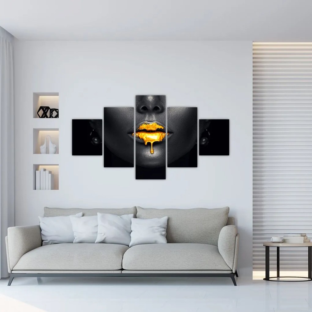 Obraz - Usta kobiety (125x70 cm)