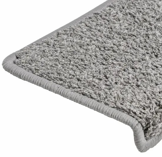 Szary komplet prostokątnych nakładek na schody P6-L32