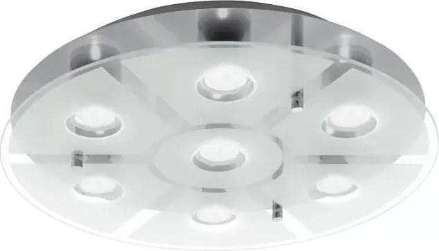 Eglo 75343 - LED ściemnialna lampa sufitowa CABO-SD 7xGU10/5W/230V śr. 46 cm matowy chrom