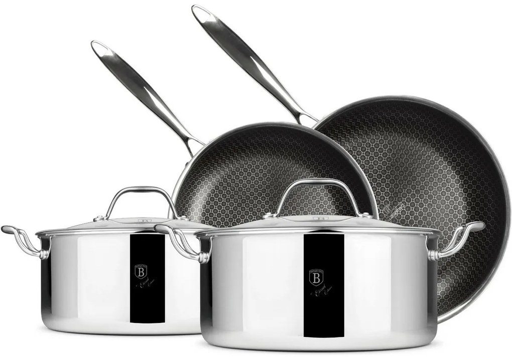 BerlingerHaus Zestaw naczyń z powłoką tytanową Eternal, 6 szt.
