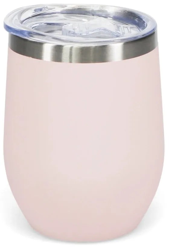 Jasnoróżowy kubek podróżny 350 ml – Rex London