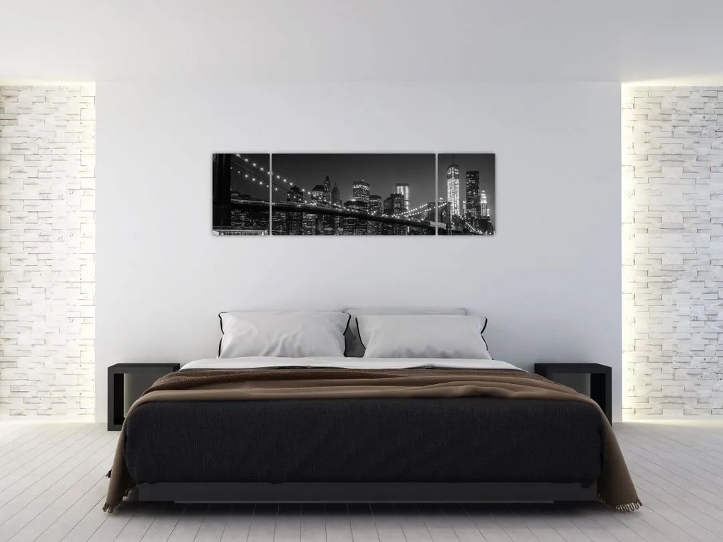 Obraz mostu Brooklyn Bridge w Nowym Jorku (170x50 cm)