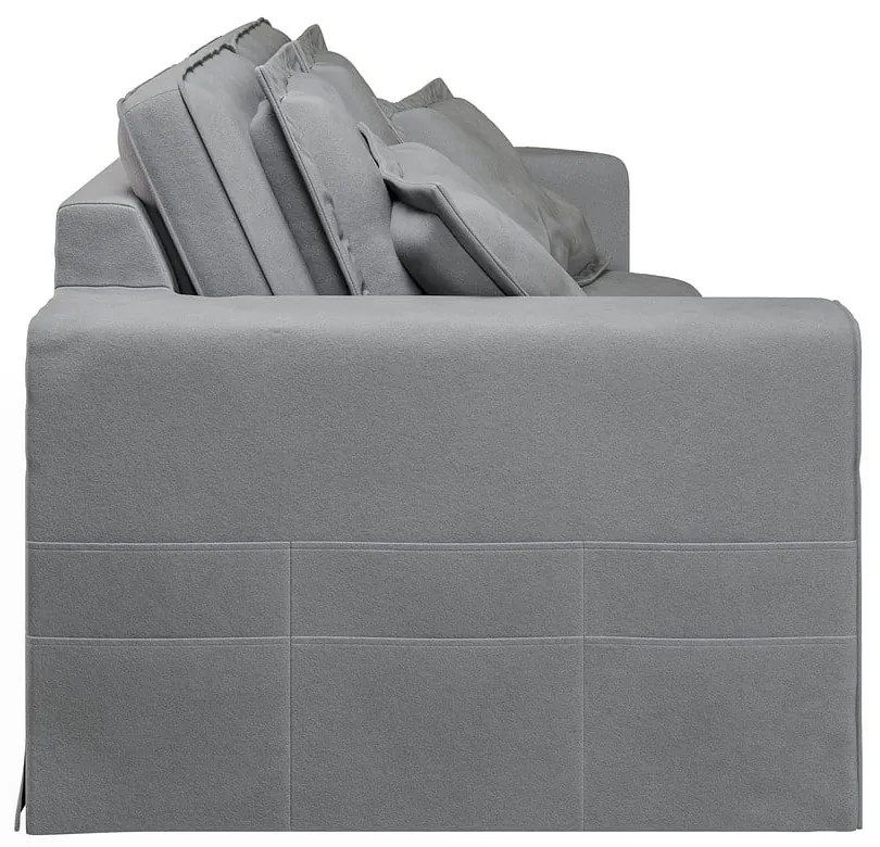 Jasnoszara sofa 196 cm Nora – Ropez