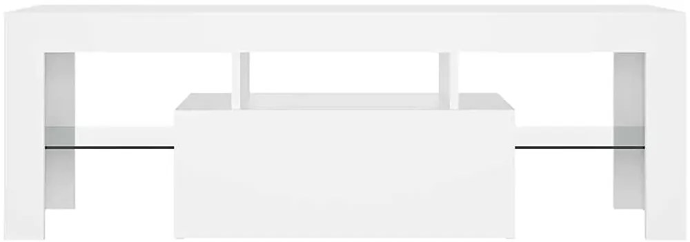Biała szafka RTV z oświetleniem LED H0-L44