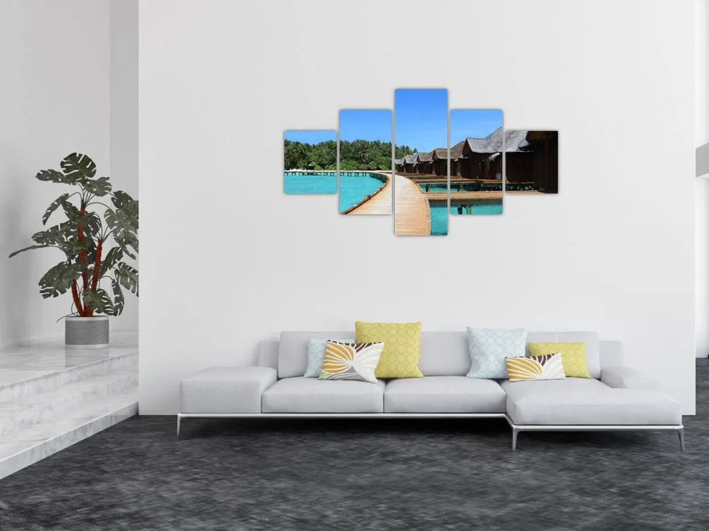 Obraz Malediwów (125x70 cm)