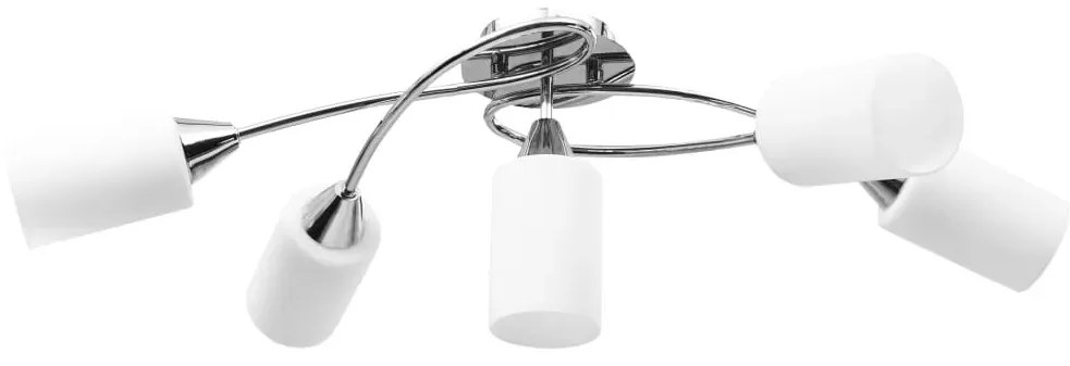Ceramiczna lampa sufitowa z długimi kloszami - EX216 L8-K34
