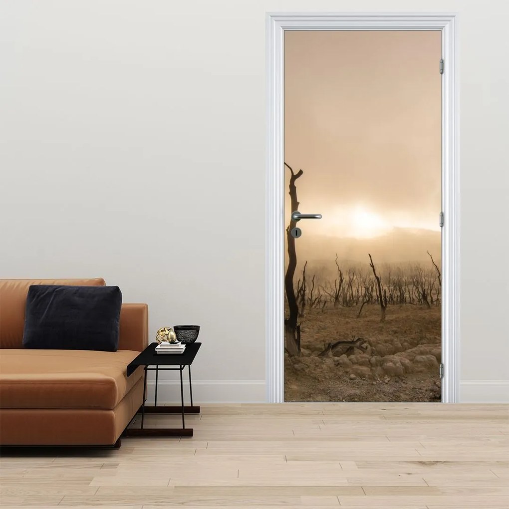 Fototapeta na drzwi - Gołe drzewa (95x205cm)