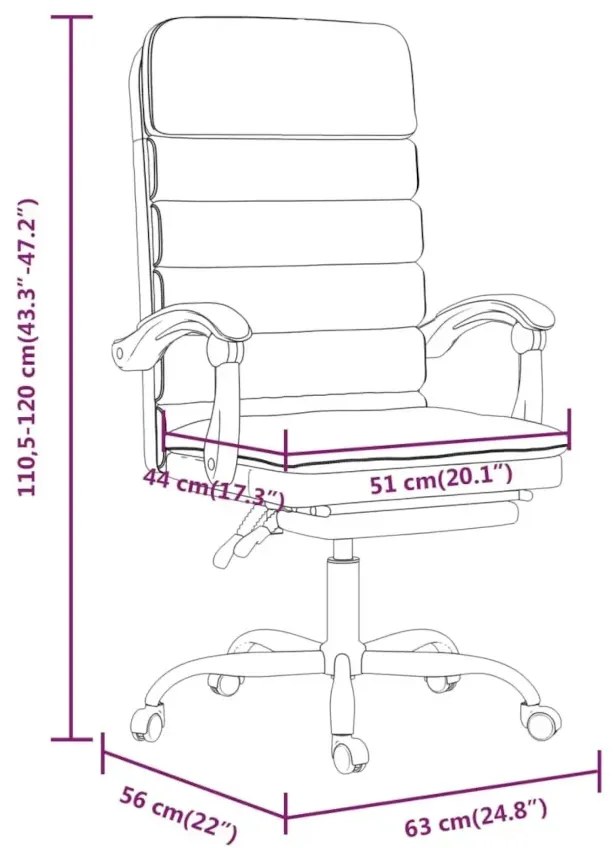 Jasnoszary rozkładany fotel biurowy z podnóżkiem masujący - Olion 5X