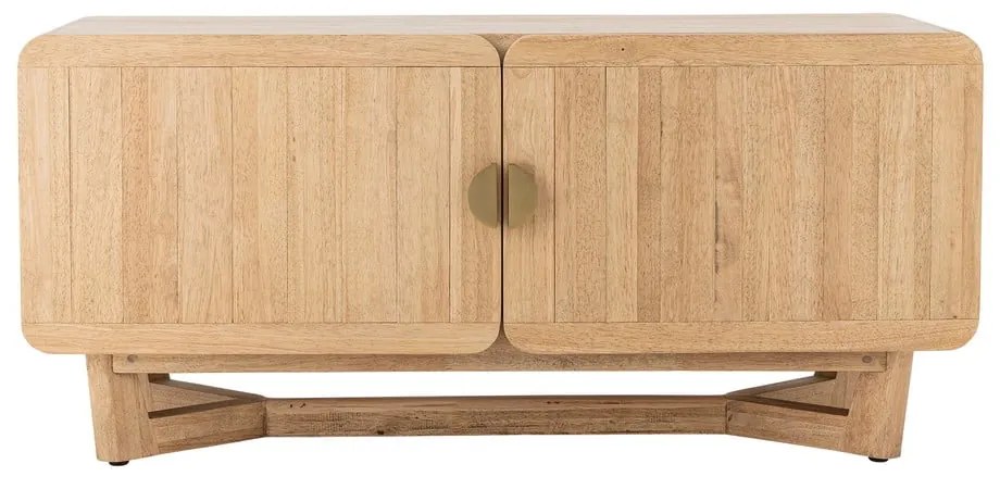 Komoda z litego drewna kauczukowego w naturalnym kolorze 120x55x45 cm Serrone – Bloomingville