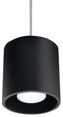 Czarna okrągła lampa wisząca - 35X E815 Z2-K76