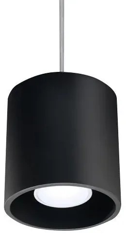 Czarna okrągła lampa wisząca - E815-Melvis