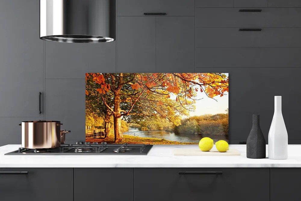 Panel nad blat kuchenny Drzewo nad Lustrem Jeziora