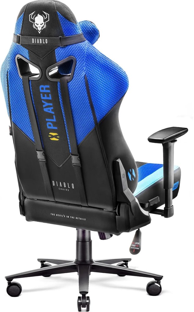 Fotel gamingowy Diablo X-Player 2.0 Normal Size Frost Black