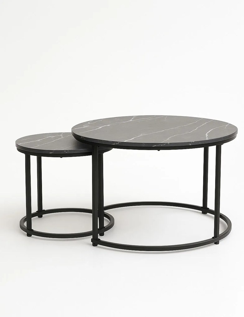 Zestaw 2 stolików Renty Center