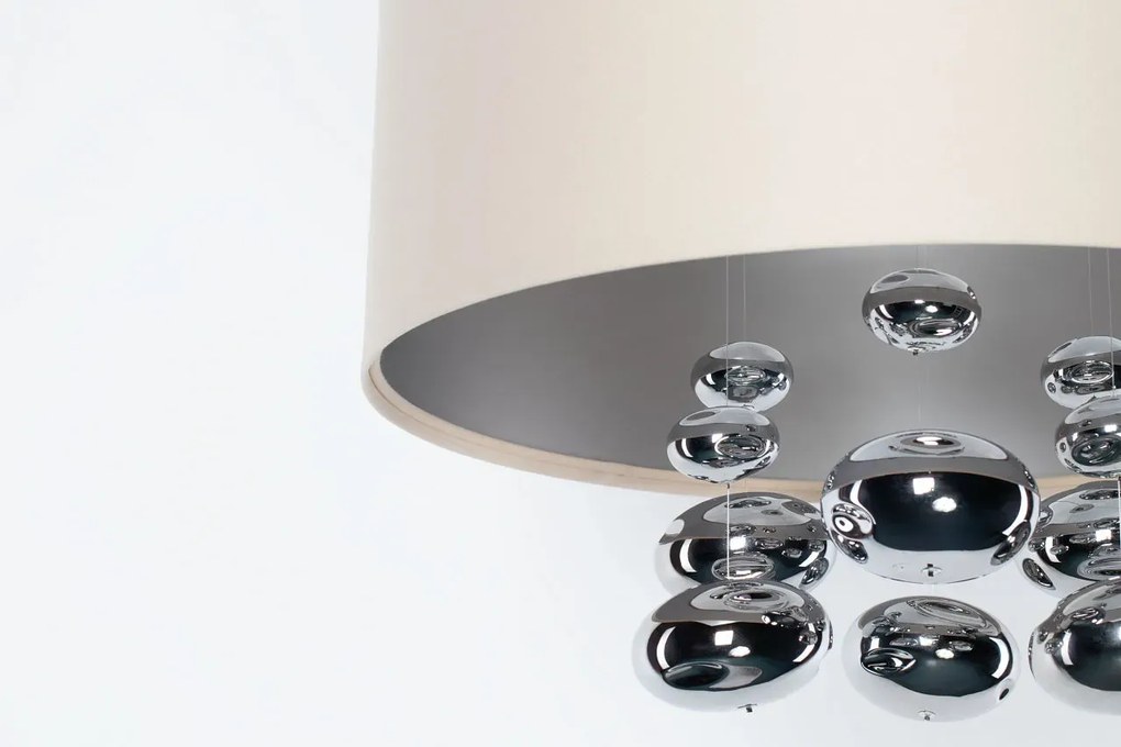 Lampa wisząca BUBBLE LIGHT 50cm kremowa BPS KONCEPT
