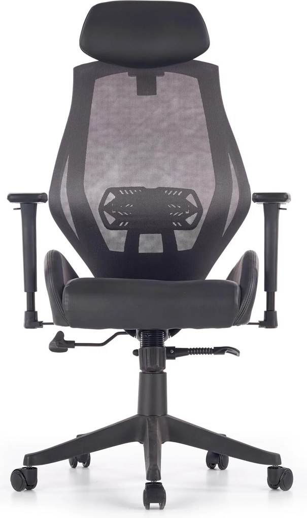 Ergonomiczny fotel obrotowy Hasel, zgodny z normą BHP