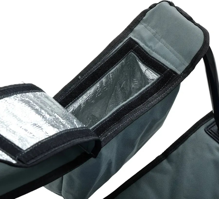 Składane krzesło kempingowe czarny + szary F5-F91