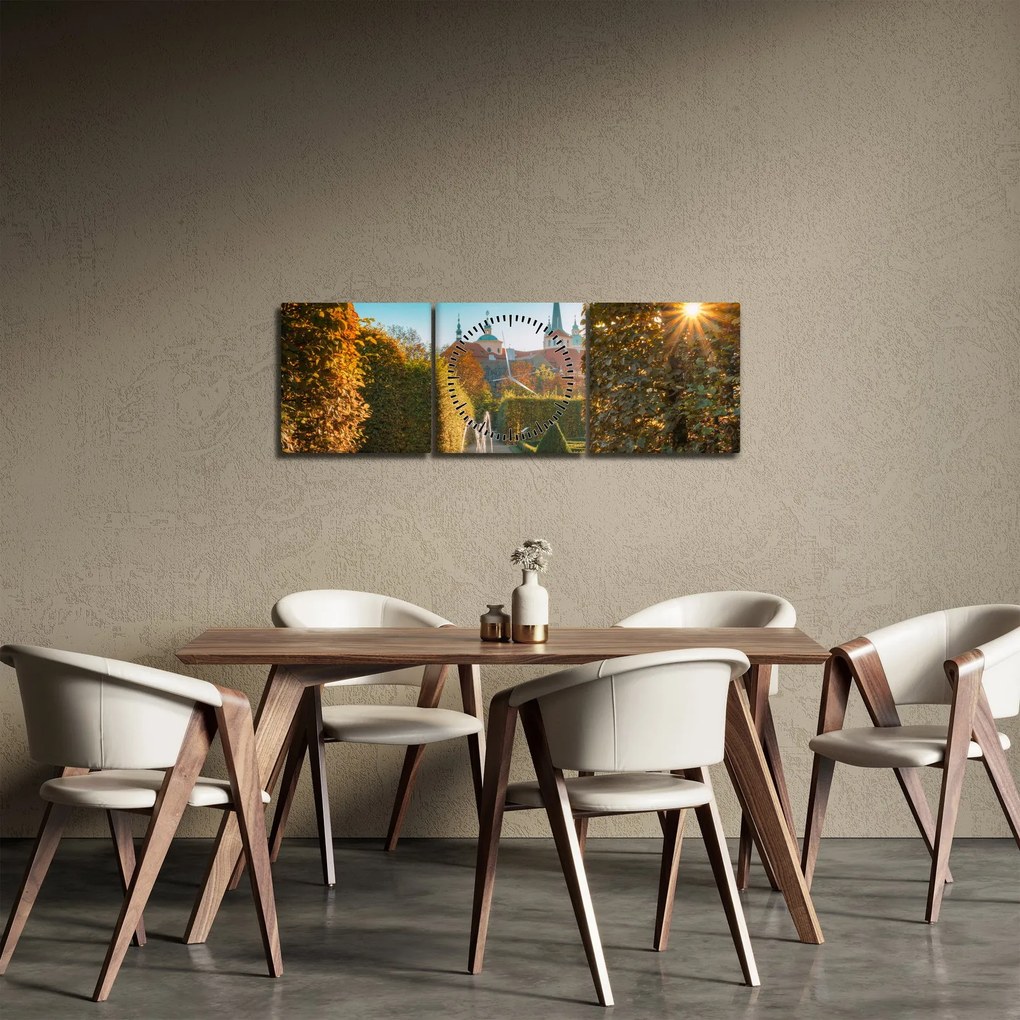 Obraz - Pałac Wallensteina (z zegarem) (90x30 cm)