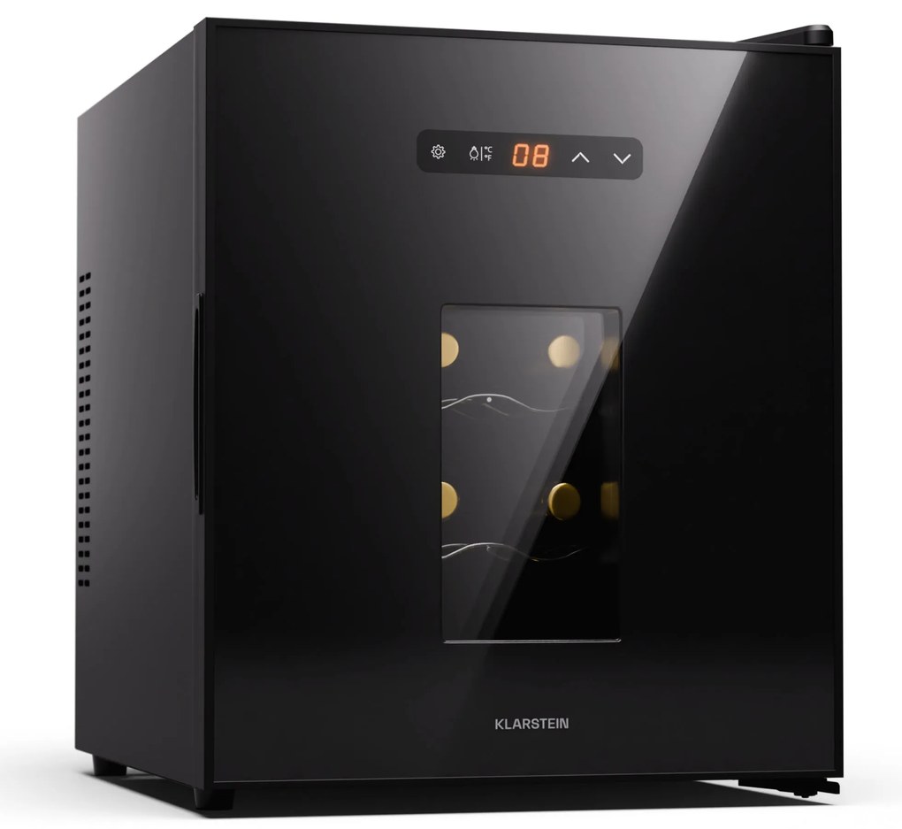 Klarstein Silent Vino 51cm 16 Butelek Winiarka Wolnostojąca Czarny