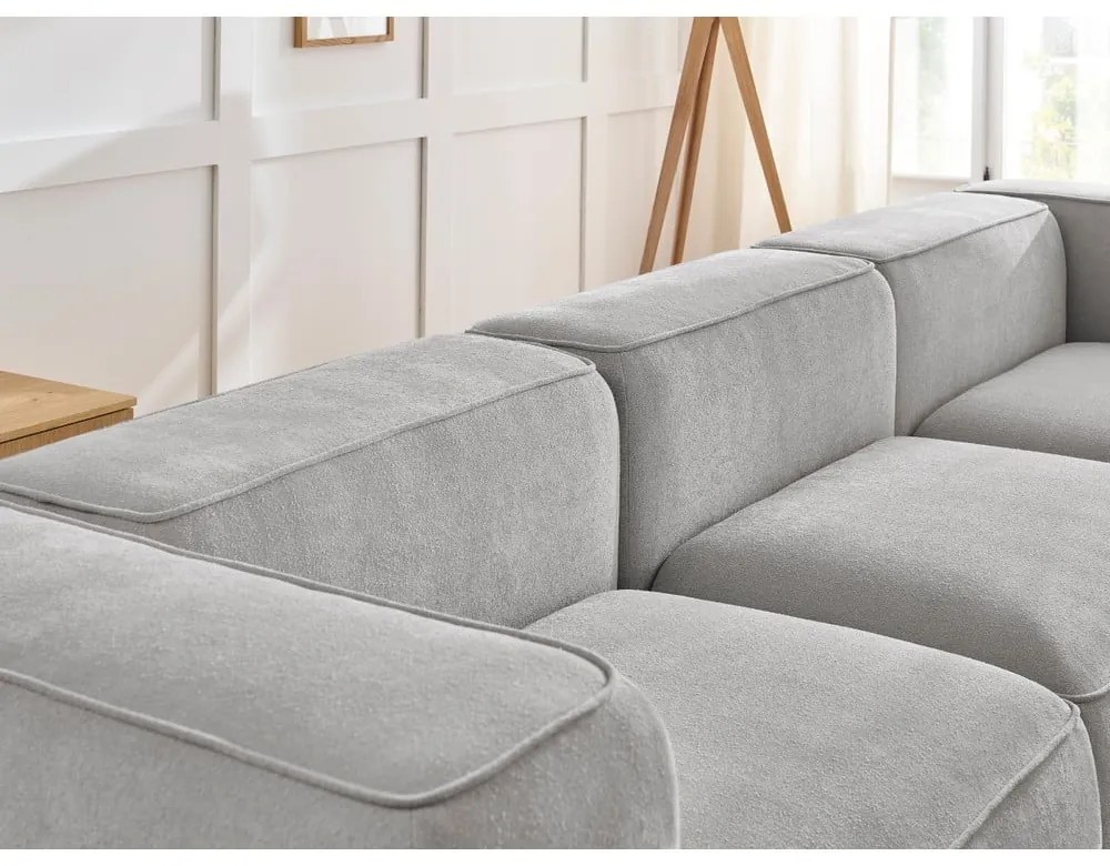 Jasnoszara sofa 345 cm Zephyr – Bobochic Paris