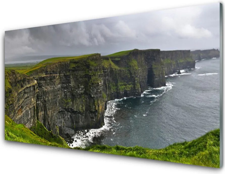 Szkło nad Blatem Skalista Zatoka o Poranku