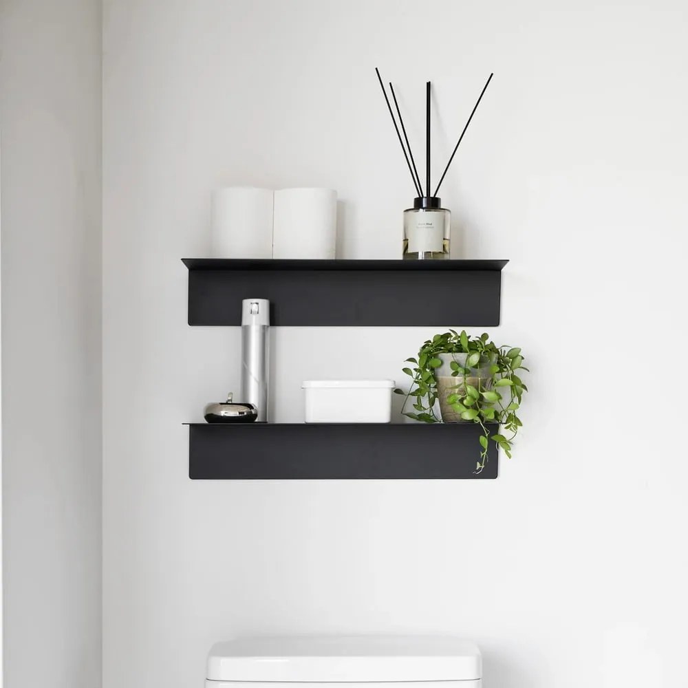 Czarna metalowa półka 50 cm – YAMAZAKI
