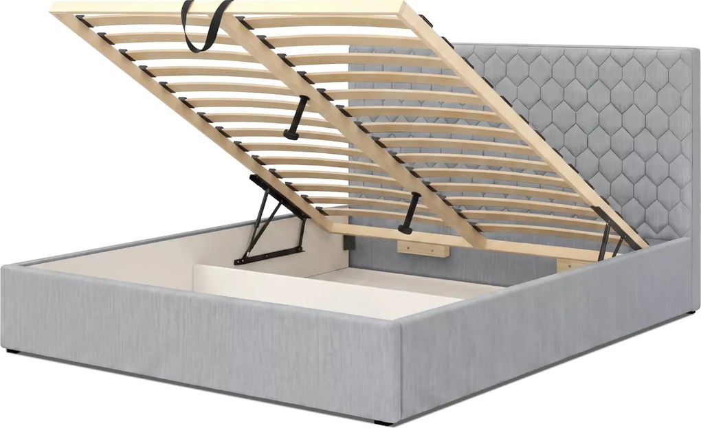 Łóżko F-Line Creatina 120x200, Monolith 84 Popielaty