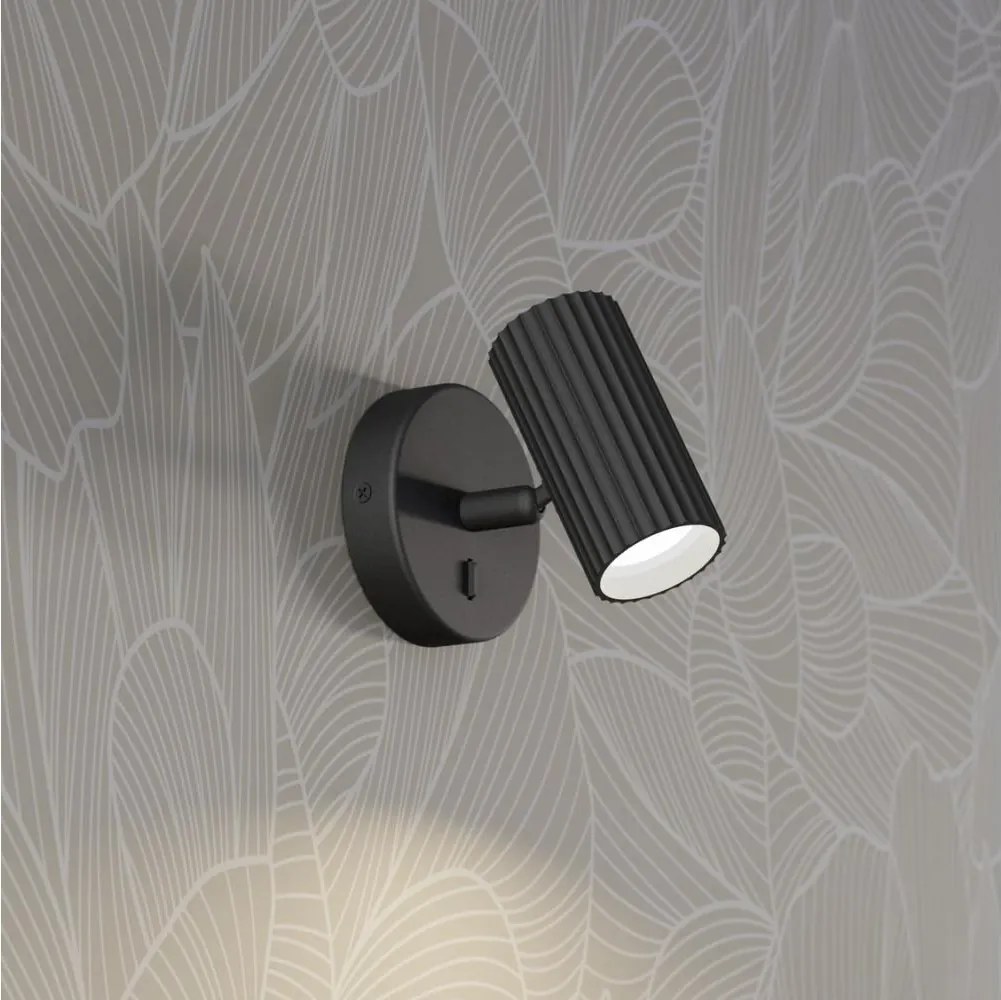 Eglo 902031 - Kinkiet punktowy PORTILLO 1xGU10/5W/230V czarny