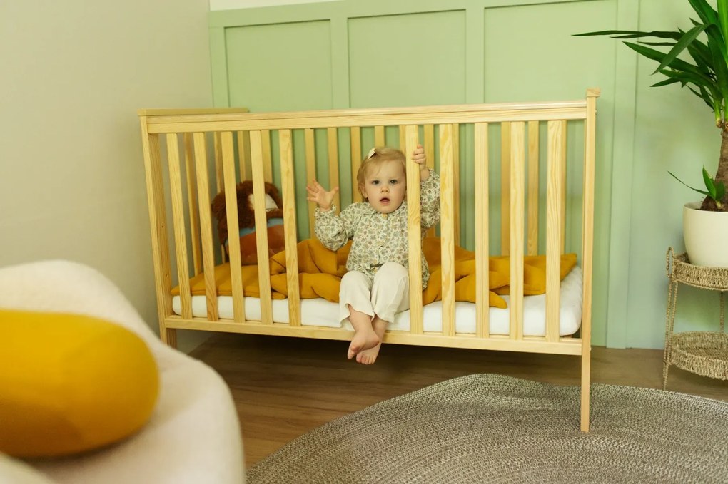 Łóżeczko dziecięce FILIP 120x60 sosna LITTLE SKY