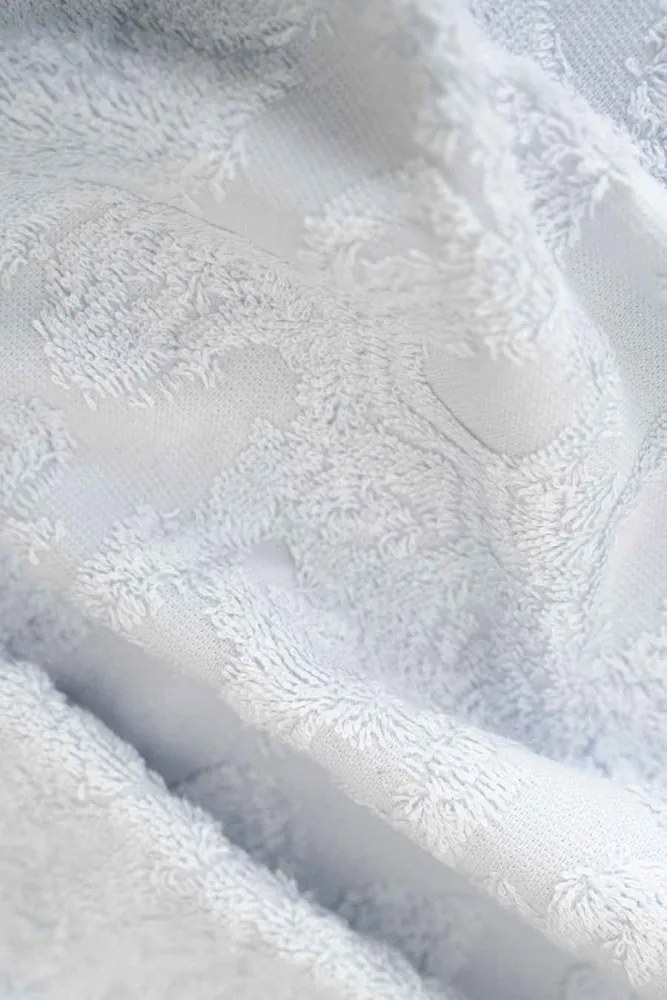 Luksusowy ręcznik kąpielowy DAMASK 75x150cm Biały