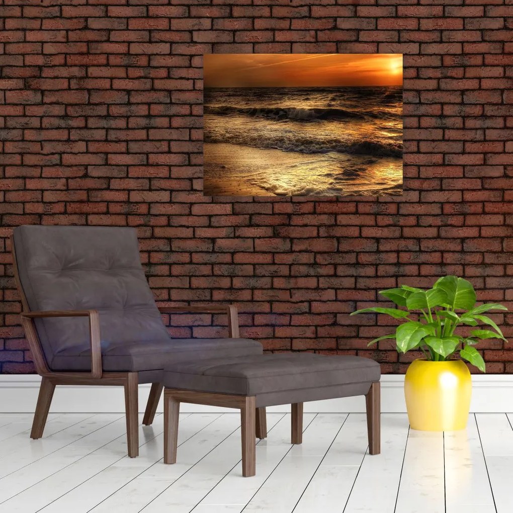 Obraz - Fale na wybrzeżu (70x50 cm)