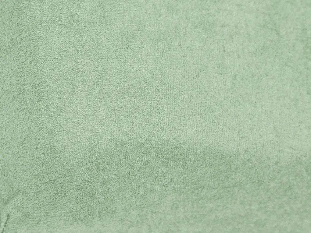 PrzytulneMieszkanie.pl Prześcieradło frotte do łóżeczka zielone 60x120 cm