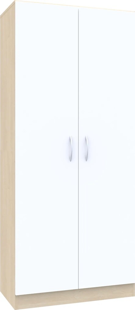 Szafa aktowa dwudrzwiowa na klucz Simple, 80x40x185 cm, index 80-5P-2F5