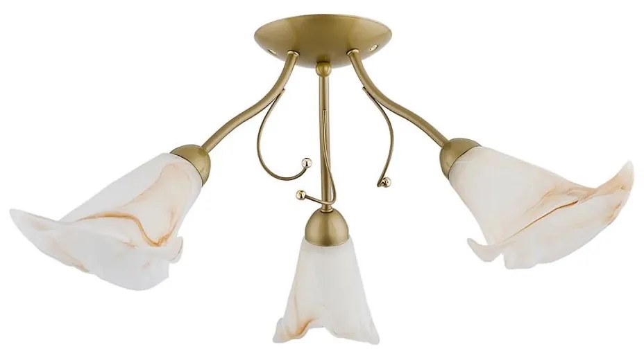 Lampa sufitowa natynkowa MARCELLO 3xE14/10W230V złota