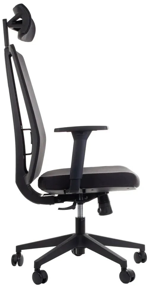 Fotel biurowy ZN-807-B czarny STEMA