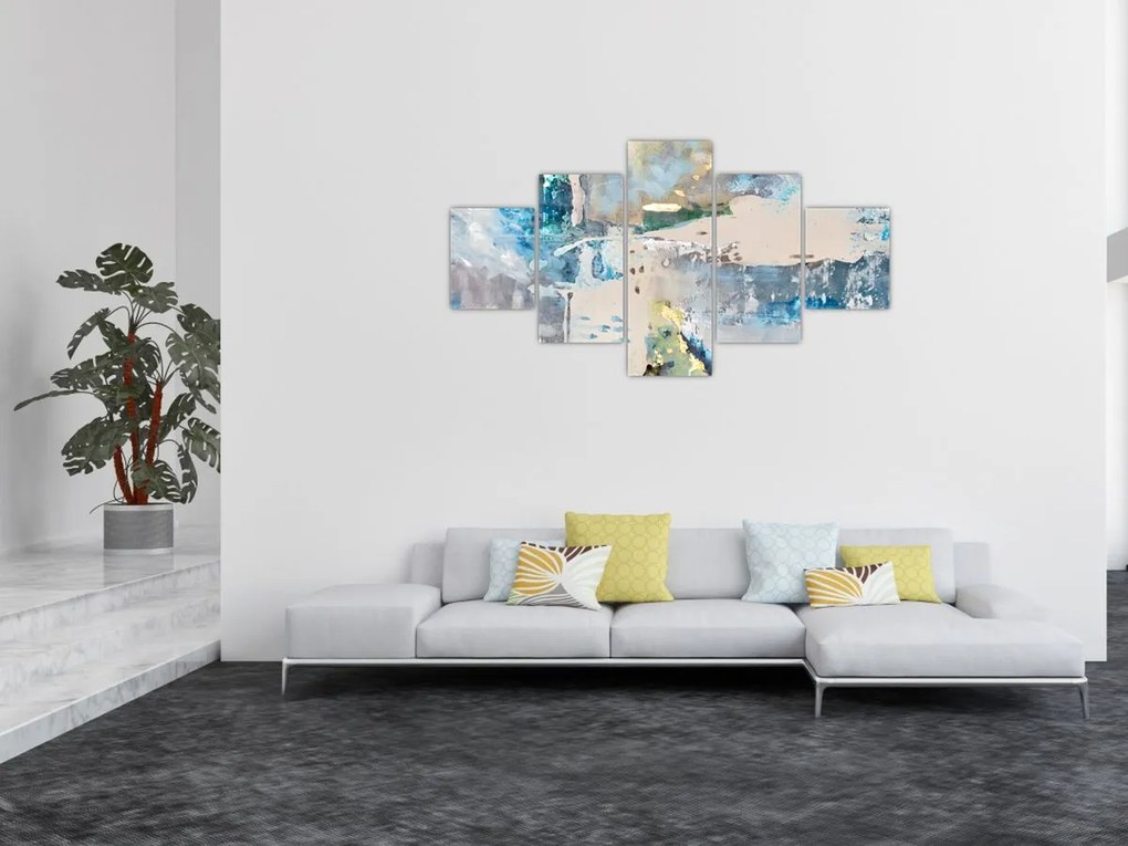 Obraz - Abstrakcja (125x70 cm)