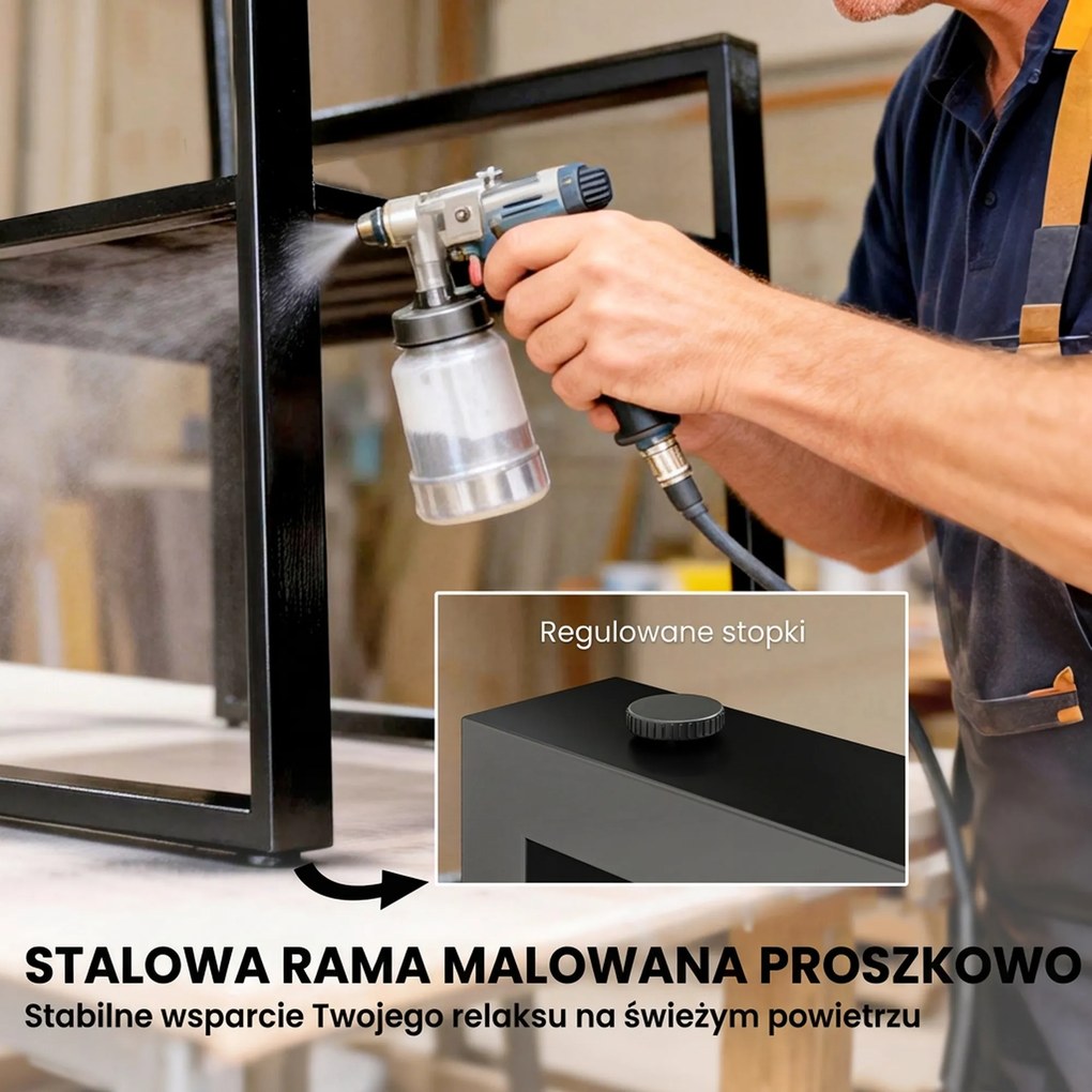 Outsunny 3-częściowy zestaw mebli balkonowych: 2 fotele ze stolikiem, zdejmowane poduszki na siedzisko i oparcie, oddychające pokrowce, szary | Aosom PL