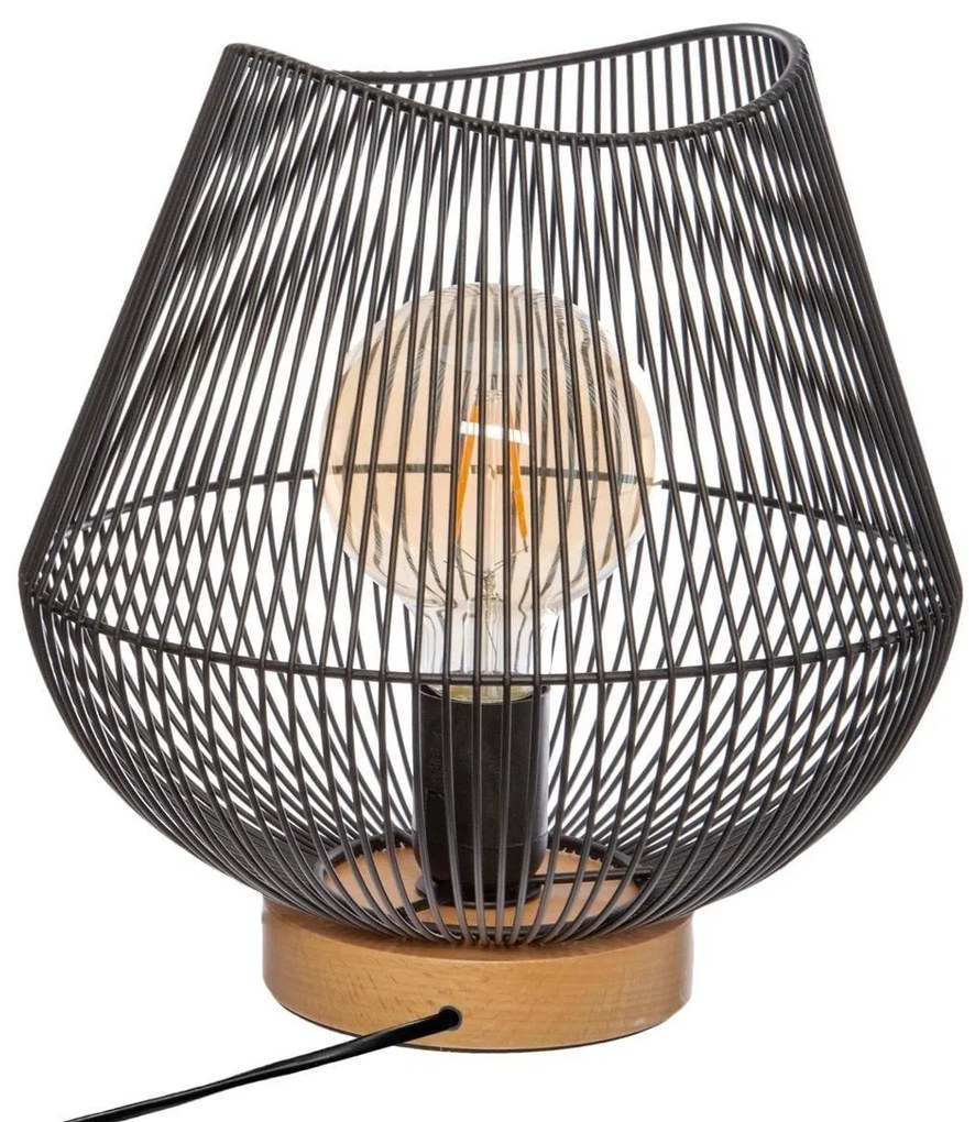 Lampa stołowa JENA w stylu loft, 28 cm