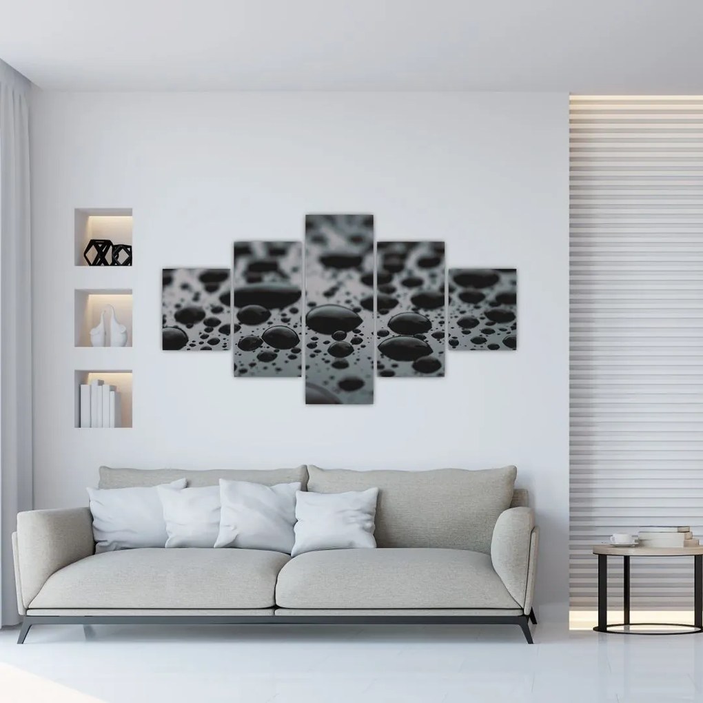 Obraz kropli wody (125x70 cm)