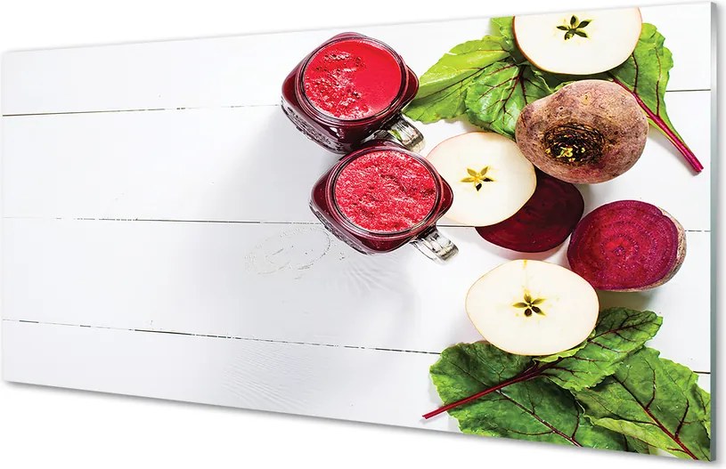 Szklany Panel Zdrowy Koktajl Buraczano-Jabłkowy