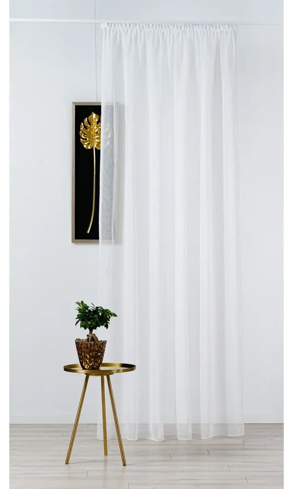 Biała firanka 140x245 cm Perseide – Mendola Fabrics