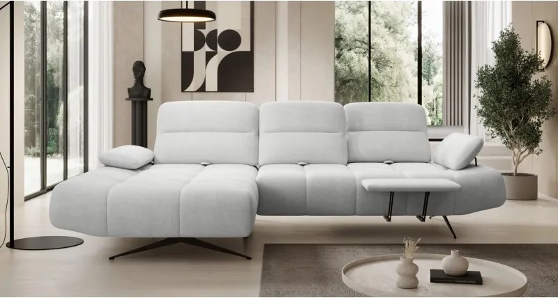 Narożnik FALCAO S układ L Lewostronny z funkcją RELAX w ktaninie AURORA 15 WERSAL