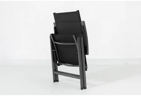 AVANTAGE antracyt - ogrodowy aluminiowy fotel rozkładany