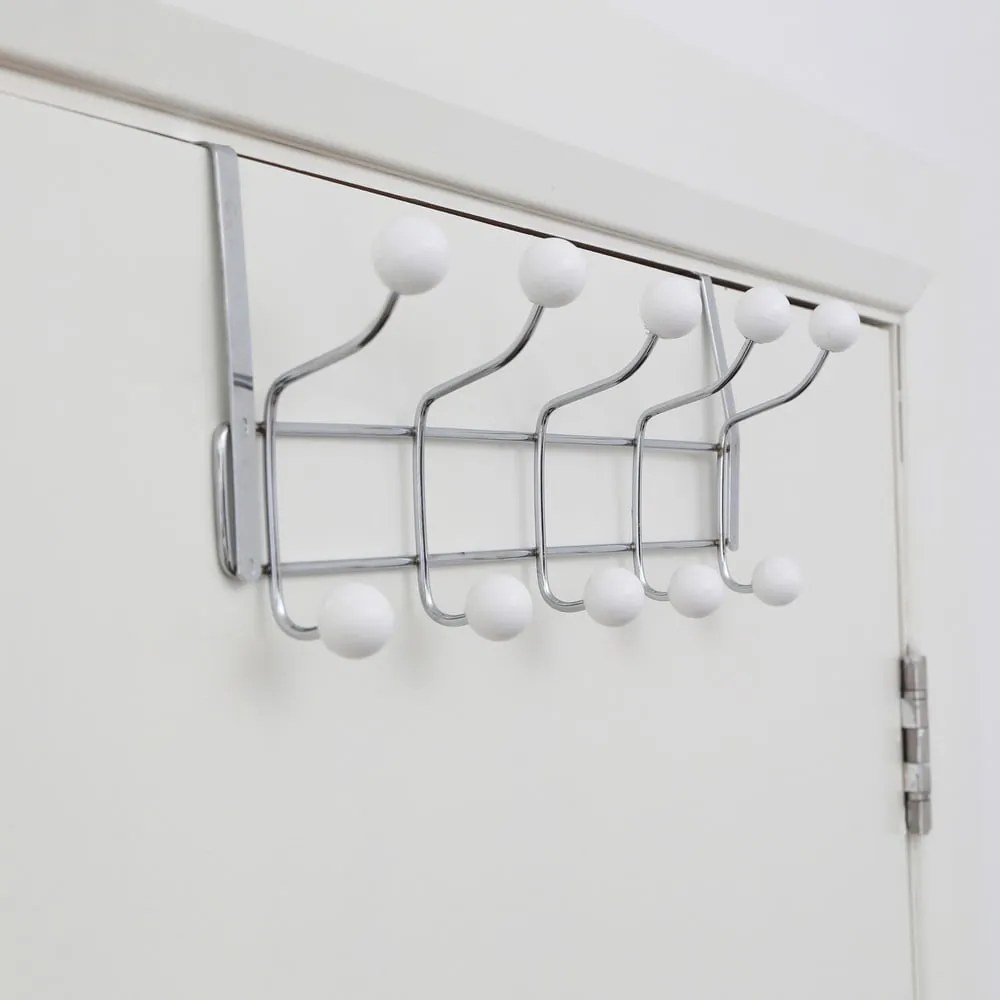 Metalowy wieszak na drzwi w kolorze srebra 40,5 cm Jaxen – Premier Housewares