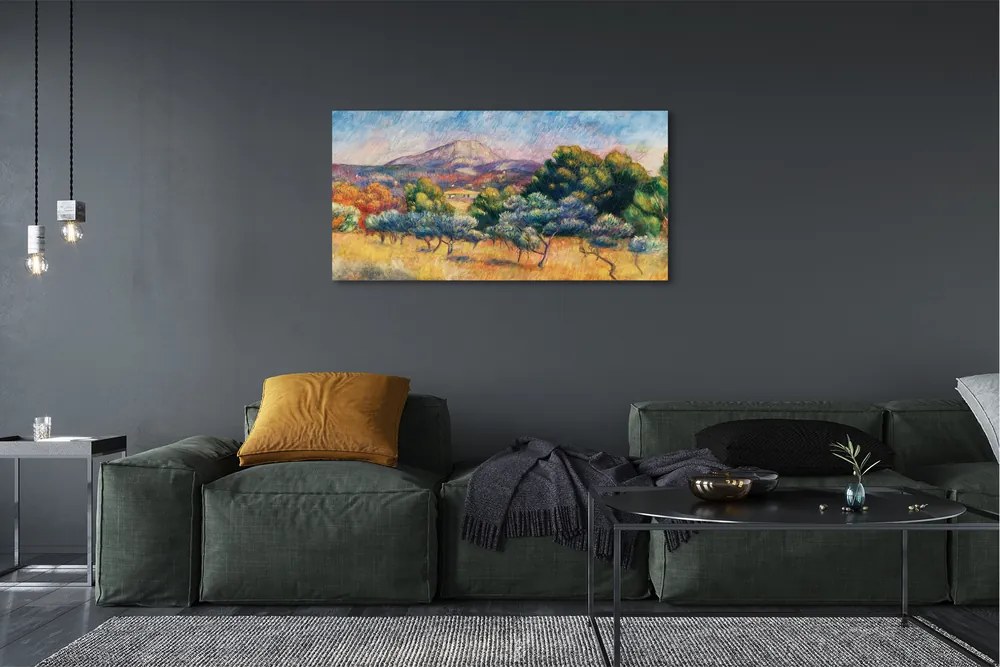 Duży obraz na płótnie Góra Świętej Wiktorii - Pierre Auguste Renoir