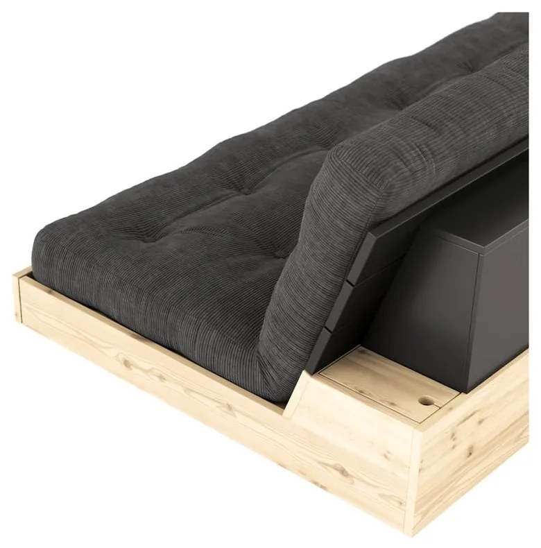 Beżowa rozkładana sofa 244 cm Base – Karup Design