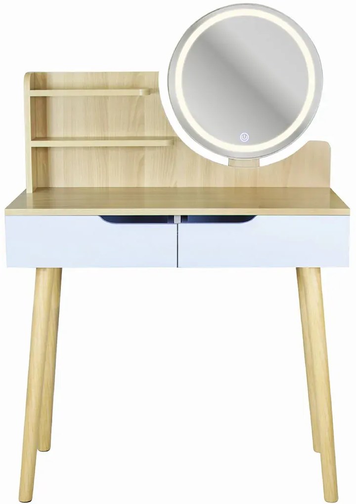 Skandynawska toaletka z lustrem LED T6-P49
