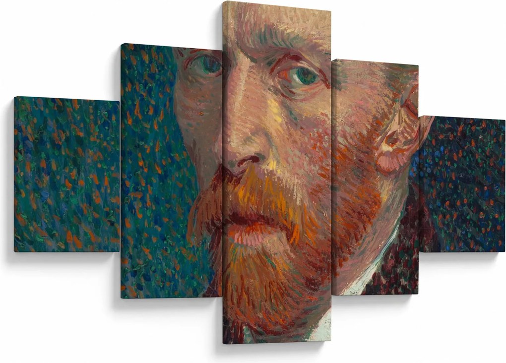 Obraz -  Vincent van Gogh, Self-Portrait, reprodukcje (125x70 cm)