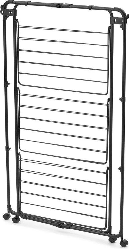 Suszarka na pranie w kolorze matowej czerni 23 m HangOn Tower – Brabantia